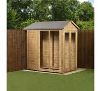 Empire Apex Summerhouse Tongue & Groove 4X6 Double Door