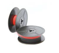 EMPIRE ARISTOCRAT TOP QUALITY-10 METERS TYPEWRITER RIBBON TWIN SPOOL+EYELETS (Black / Red )