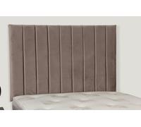 Empire Beds Portland 36" Height Headboard In Mink Plush Velvet Fabric For Kingsize Beds