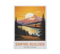 Empire Builder United States，Jigsaw Puzzles for Adults 1000 Piece, Classic Puzzle Teens Boys Girls Puzzles Sturdy Tight Fitting Pieces,Letters On Back for Ideal Challenging and Gift（50x70cm）-EE12