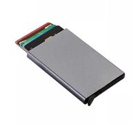Empire Card Holder, Men Wallet, Credit Card Holder for Men RFID/NFC Blocking, Small Wallet, Minimalist Wallet for Women, Matte Grey
