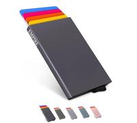 Empire Card Holder | Slim Wallet for Men & Women, RFID/NFC Blocking Minimalist Front Pocket Wallet, Durable & Stylish, Perfect Father’s Day Gift, Small Credit Card Holder (Purple)