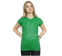 Empire Christmas Cotton T-Shirt Star Wars Green L
