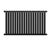 Empire Colore Horizontal Single Panel Radiator | Matt Black | Mild Steel | 600mm x 1068mm