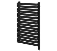 Empire Colore Vertical Electric Single Panel Radiator | Matt Black | Mild Steel | 912mm x 600mm