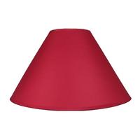Empire Cotton Coolie Lamp Shades for Table Lamps and Pendant Ceiling Lights - 30cm Dia Cream (Burgundy)