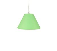 Empire Cotton Coolie Lamp Shades for Table Lamps and Pendant Ceiling Lights - 30cm Dia Cream (Green)