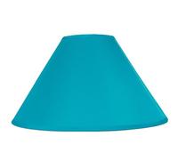 Empire Cotton Coolie Lamp Shades for Table Lamps and Pendant Ceiling Lights - 30cm Dia (Teal)
