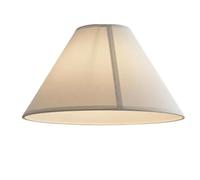Empire Cotton Coolie Lamp Shades for Table Lamps and Pendant Ceiling Lights - 35cm Dia (Stone)