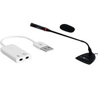 Empire DESK100 Desktop Microphone + USB-135 Sound Card