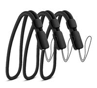Empire Hand Wrist Strap Lanyard, 3 Pack Black Adjustable Lanyard Wrist Strap for Car Keys, Cameras, GoPro, Keychain, Phone, Portable Gaming Consoles & More