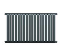Empire Horizontal Single Panel Radiator | Anthracite | Mild Steel | 600mm x 1068mm