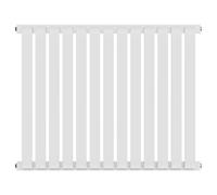Empire Horizontal Single Panel Radiator | White | Mild Steel | 600mm x 756mm
