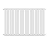 Empire Horizontal Single Panel Radiator | White | Mild Steel | 600mm x 912mm