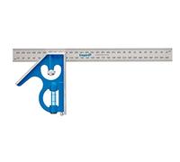 Empire Level E250M 12-Inch Heavy Duty Professional Combination Square with Etched Stainless Steel Blade, Metric Graduations and True Blue Vial
