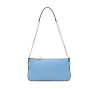 Empire Medium Leather Chain-Link Pochette - female - Michael Kors - Shoulder Bags - Blue - ONE SIZE - Bags ONE SIZE