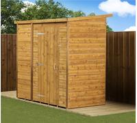 Empire Sheds Empire 2000 Pent 6x4ft Wooden Garden Shed Door Le Side Panel, Green