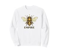 Empire Queen Bee Crown Honey Bee Sweatshirt