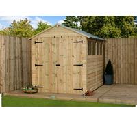 Empire Sheds Empire 9800 Premier Apex Shed Double Door Windows 6X10
