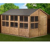 Empire Sheds Empire Apex Potting Shed 8X12 Single Door
