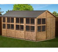 Empire Sheds Empire Apex Potting Shed 8X14 Double Door