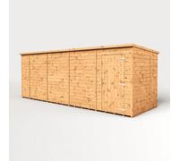 Empire Sheds Empire Modular Pent 18X6 Single Door No Windows
