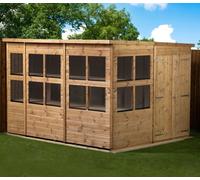 Empire Sheds Empire Pent Potting Shed 10X8 Double Door