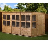 Empire Sheds Empire Pent Potting Shed 12X6 Single Door