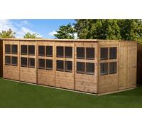 Empire Sheds Empire Pent Potting Shed 20X8 Double Door
