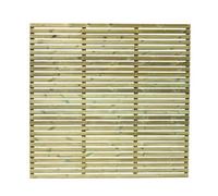 Empire Sheds Empire Slatted Pressure Treated Fence Panels 6Ft X 6Ft (Pack Of 5)
