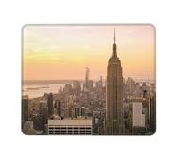 Empire State Building Enhanced Control Mouse Pad with Lock Stitch Edge Large Thick Non-Slip Desk Mat for Office Task