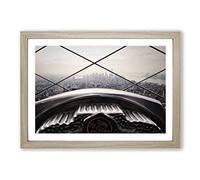 Empire State Building New York City (7) Framed Print | A2 Oak Framed Wall Art | Ready to Hang | Modern Cityscape Picture | Living Room Bedroom Lounge Office