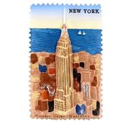 Empire State Building New York USA Tourist Souvenir 3D Refrigerator Magnet Fridge Decoration Magnet