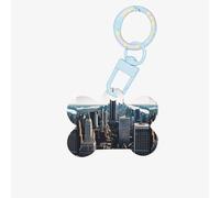 Empire State Building Printing Acrylic Dog Bone Ornament Pet Tags Key Chain Holiday for Lovers Dogs Gift