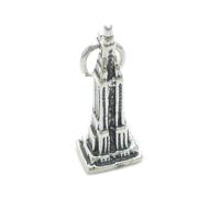Empire state building sterling silver charm .925 USA North America charms