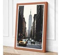 Empire State Frames Vintage Canvas Wall Art Print 18x12 Inch (46 x 30 cm)