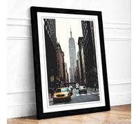 Empire State Frames Vintage Framed Wall Art Print A1 Black