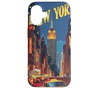 Empire State Shines Over New York The City That Never Sleeps Case for iPhone 16