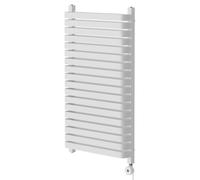 Empire Vertical Digital Thermostatic Electric Double Panel Radiator | White | Mild Steel | 1068mm x 600mm