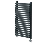 Empire Vertical Digital Thermostatic Electric Single Panel Radiator | Anthracite | Mild Steel | 1068mm x 600mm