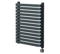 Empire Vertical Digital Thermostatic Electric Single Panel Radiator | Anthracite | Mild Steel | 756mm x 600mm