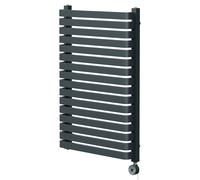 Empire Vertical Digital Thermostatic Electric Single Panel Radiator | Anthracite | Mild Steel | 912mm x 600mm