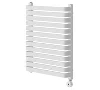 Empire Vertical Digital Thermostatic Electric Single Panel Radiator | White | Mild Steel | 756mm x 600mm