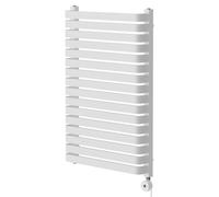 Empire Vertical Digital Thermostatic Electric Single Panel Radiator | White | Mild Steel | 912mm x 600mm
