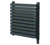 Empire Vertical Electric Double Panel Radiator | Anthracite | Mild Steel | 600mm x 600mm