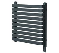 Empire Vertical Electric Single Panel Radiator | Anthracite | Mild Steel | 600mm x 600mm