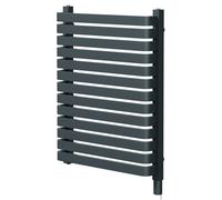 Empire Vertical Electric Single Panel Radiator | Anthracite | Mild Steel | 756mm x 600mm