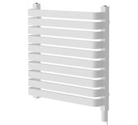 Empire Vertical Electric Single Panel Radiator | White | Mild Steel | 600mm x 600mm