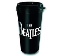 Empireposter - The Beatles - Drop T - Dimensions: Approximately 9 17 Travel Mug New - Beatles Travel Mug: Drop T - Description * Plastic Cup Double Wall Conical Bottom ø6 cm. Capacity: approx. 450ml. with Lid