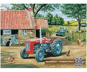 Empireposter Trevor, Mitchell - Massey-Ferguson 35 Blechschilder Nostalgie - Grösse 20x15 cm